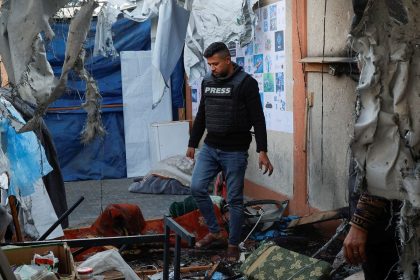 israel-bombardeia-tenda-com-jornalistas-ao-lado-de-hospital-de-gaza