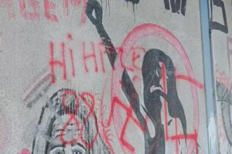 pichacoes-de-teor-nazista-sao-feitas-em-parede-no-campus-da-unesp,-em-presidente-prudente